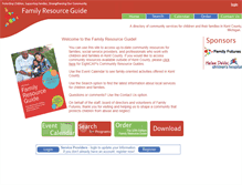 Tablet Screenshot of familyresourceguide.info